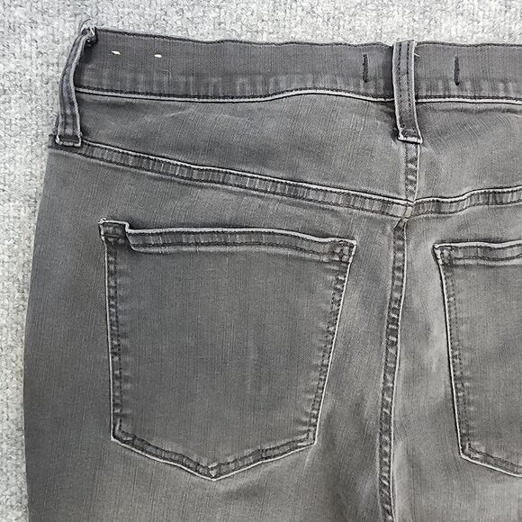 Madewell Jeans Womens 32 Black Sea 9" Mid-Rise Skinny Distressed Casual Stretch - Picture 12 of 16